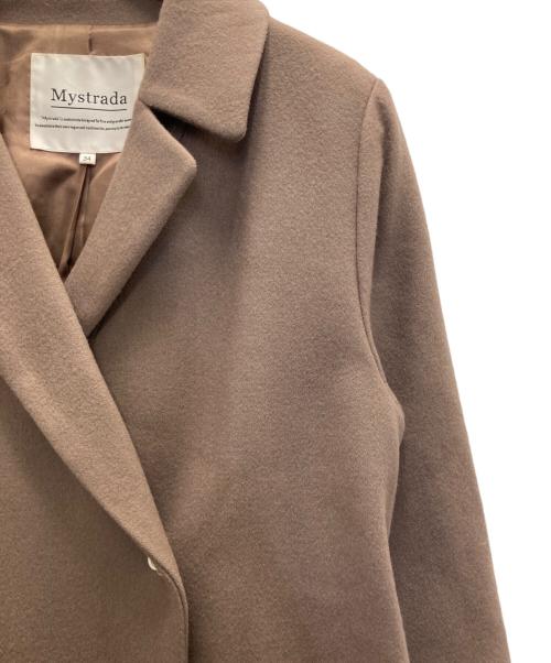 Mystrada（マイストラーダ）Mystrada (マイストラーダ) チェスターコート ブラウン サイズ:34の古着・服飾アイテム