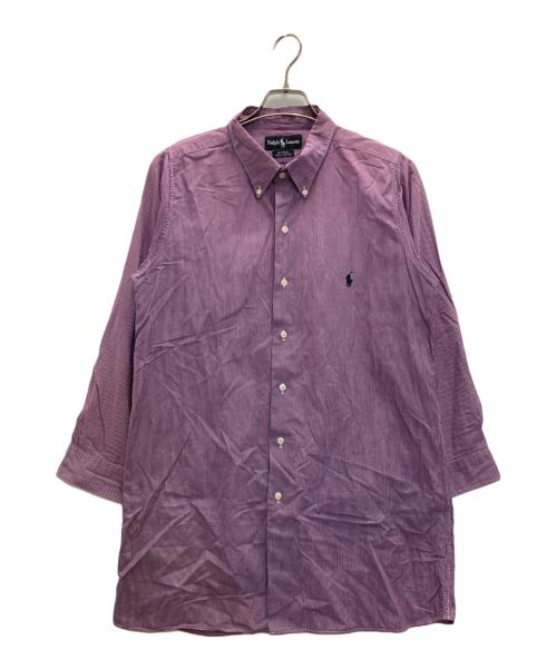 RALPH LAUREN（ラルフローレン）RALPH LAUREN (ラルフローレン) 90s MCMEEL SHIRTS パープル サイズ:Ｌの古着・服飾アイテム