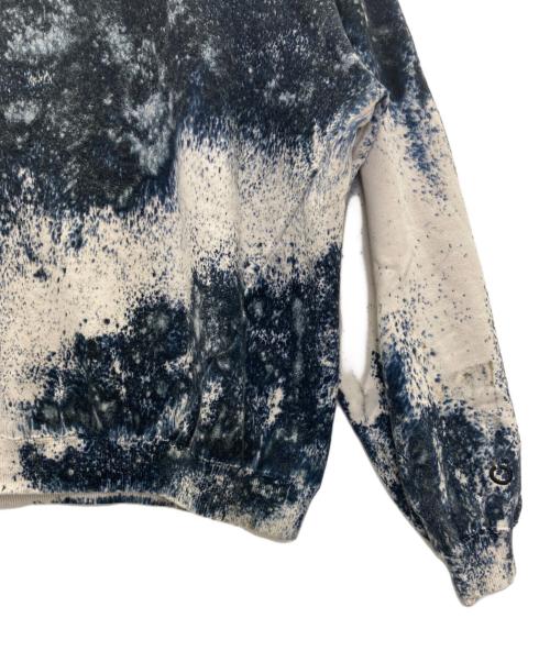 NOMA t.d.（ノーマティーディー）NOMA t.d. (ノーマティーディー) hand dyed twist sweat ベージュ×ネイビー サイズ:SIZE2の古着・服飾アイテム