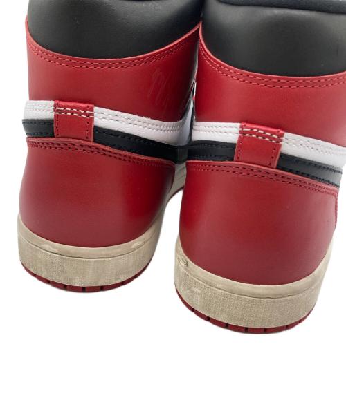 NIKE（ナイキ）NIKE (ナイキ) ハイカットスニーカー レッド×ブラック×ホワイト サイズ:27.5cmの古着・服飾アイテム