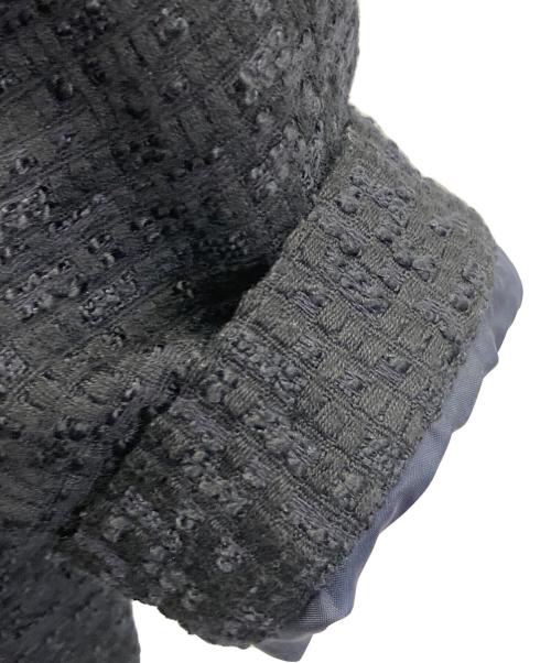 SHIPS any（シップスエニィ）SHIPS any (シップスエニィ) 金釦ツイードジャケット ブラック サイズ:FREEの古着・服飾アイテム