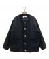 SHIPS any（シップスエニィ）の古着「金釦ツイードジャケット」｜ブラック