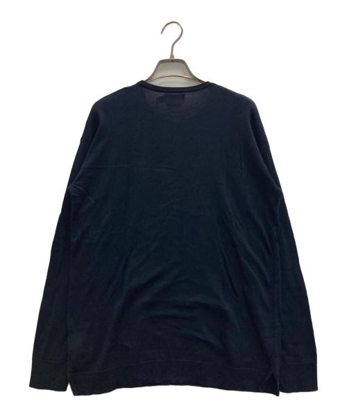 POLO RALPH LAUREN（ポロ・ラルフローレン）POLO RALPH LAUREN (ポロ・ラルフローレン) PIMA COTTON HIGH GAGE KNIT ネイビー サイズ:Sの古着・服飾アイテム