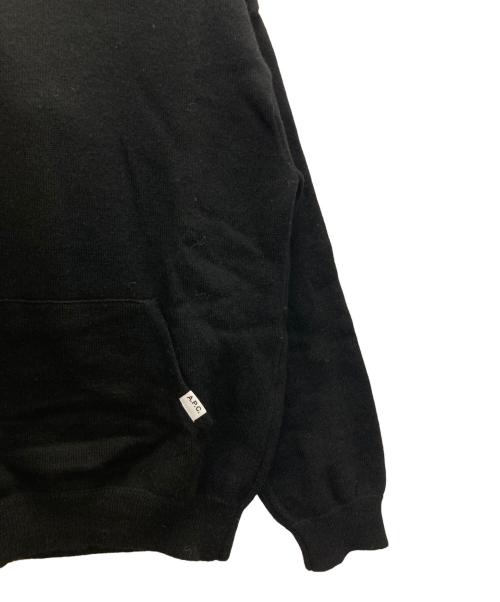 A.P.C.（アーペーセー）A.P.C. (アーペーセー) ニットフーディー ブラック サイズ:Sの古着・服飾アイテム