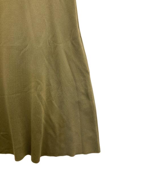 FOXEY NEWYORK SPORTS（フォクシーニューヨークスポーツ）FOXEY NEWYORK sports (フォクシーニューヨークスポーツ) s/s チルデンニットワンピース グリーン サイズ:38の古着・服飾アイテム