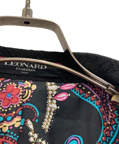 LEONARD（レオナール）LEONARD (レオナール) スカートスーツ ブラック サイズ:13号の古着・服飾アイテム