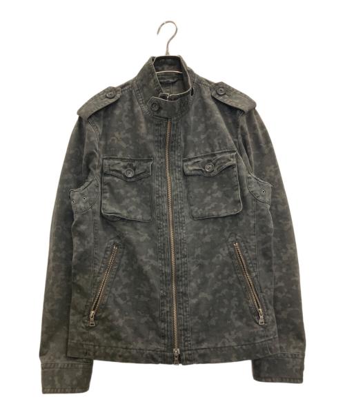 BURBERRY BLACK LABEL（バーバリーブラックレーベル）BURBERRY BLACK LABEL (バーバリーブラックレーベル) ミリタリージャケット オリーブ サイズ:Ⅼの古着・服飾アイテム