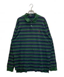 POLO RALPH LAUREN（ポロ・ラルフローレン）の古着「ピマコットンポロワンピース」｜グリーン