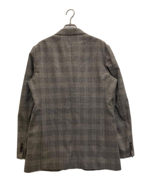 UNIVERSAL LANGUAGE（ユニバーサルランゲージ）UNIVERSAL LANGUAGE (ユニバーサルランゲージ) グレンチェック3Bジャケット ブラウン サイズ:180㎝の古着・服飾アイテム