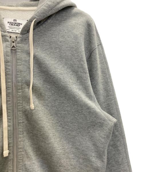REIGNING CHAMP（レイニングチャンプ）REIGNING CHAMP (レイニングチャンプ) ジップパーカー グレー サイズ:Ⅿの古着・服飾アイテム