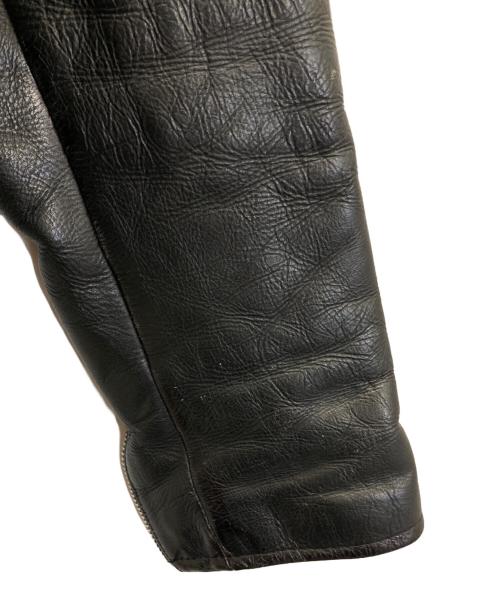 SILVER STONE（シルバーストーン）SILVER STONE (シルバーストーン) ダブルレザーライダースジャケット ブラック サイズ:表記無しの古着・服飾アイテム