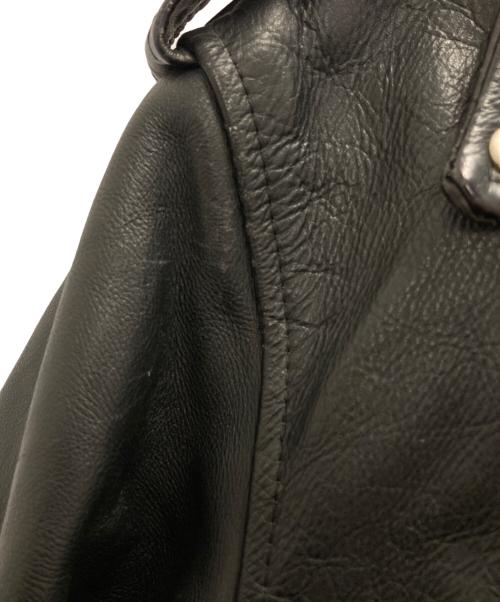 SILVER STONE（シルバーストーン）SILVER STONE (シルバーストーン) ダブルレザーライダースジャケット ブラック サイズ:表記無しの古着・服飾アイテム