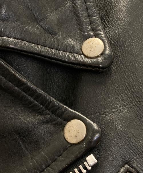 SILVER STONE（シルバーストーン）SILVER STONE (シルバーストーン) ダブルレザーライダースジャケット ブラック サイズ:表記無しの古着・服飾アイテム