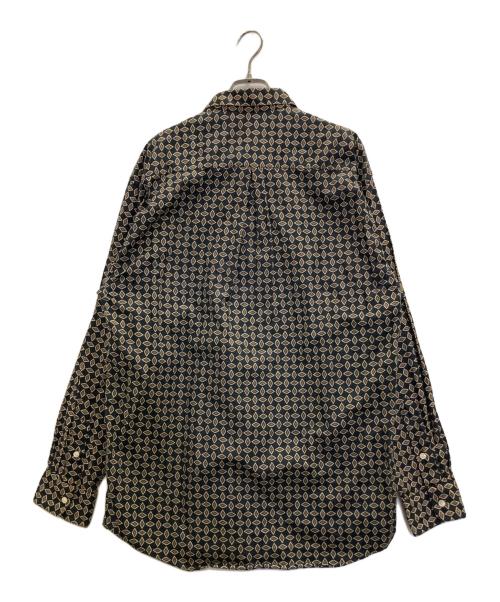 Burberry's（バーバリー）Burberry's (バーバリーズ) 小紋柄シャツ ブラック サイズ:Ⅼの古着・服飾アイテム