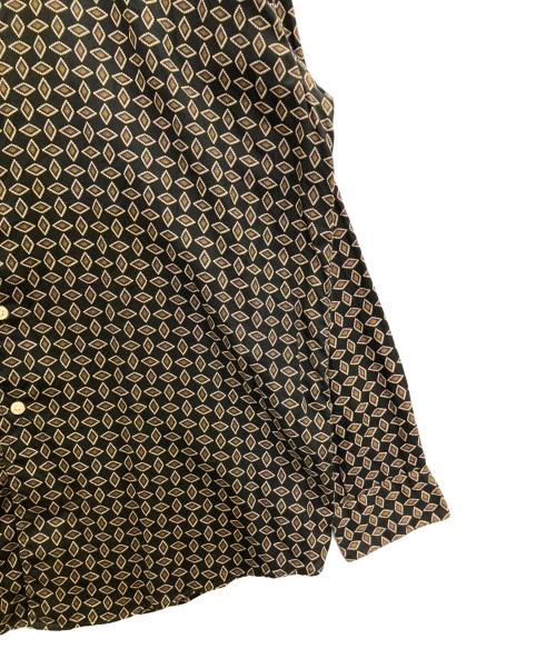 Burberry's（バーバリー）Burberry's (バーバリーズ) 小紋柄シャツ ブラック サイズ:Ⅼの古着・服飾アイテム