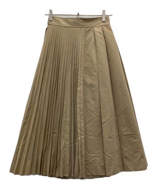 Dessin de mode（デッサンデモード）dessin de mode (デッサンデモード) ミックスプリーツトレンチスカート ベージュ サイズ:1の古着・服飾アイテム