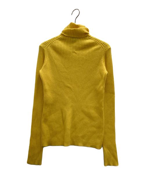 DRAWER（ドゥロワー）Drawer (ドゥロワー) ウールカシミヤリブタートルニット イエロー サイズ:1の古着・服飾アイテム