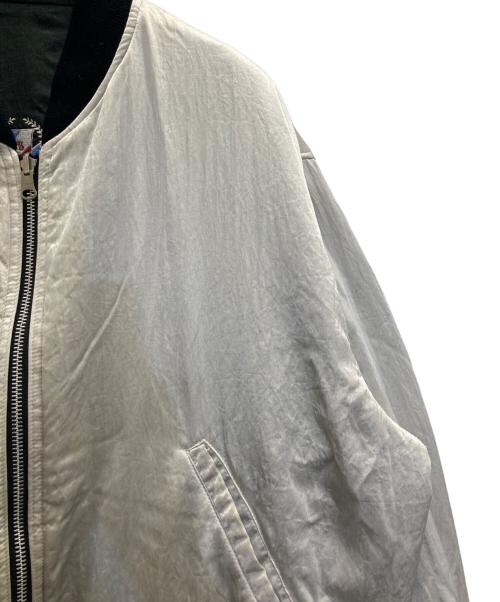 MAYSON GREY（メイソングレイ）MAYSON GREY (メイソングレイ) リバーシブルサテンジャケット ブラック×アイボリー サイズ:FREEの古着・服飾アイテム