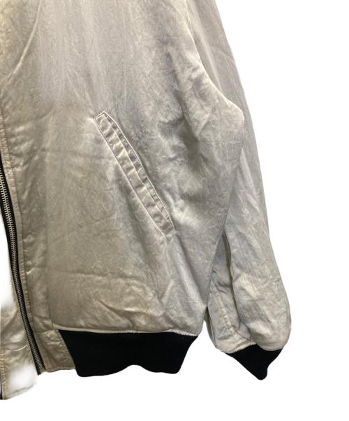 MAYSON GREY（メイソングレイ）MAYSON GREY (メイソングレイ) リバーシブルサテンジャケット ブラック×アイボリー サイズ:FREEの古着・服飾アイテム