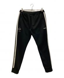 F.C.R.B.（エフシーレアルブリストル）の古着「TRAINING TRACK RIBBED PANTS」｜ブラック