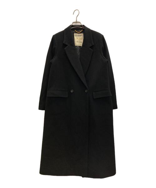 LESSAGE（レサージュ）LESSAGE (レサージュ) チェスターコート ブラック サイズ:38の古着・服飾アイテム