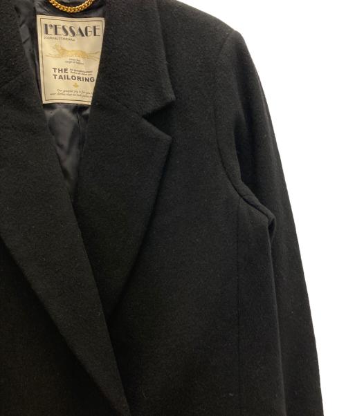 LESSAGE（レサージュ）LESSAGE (レサージュ) チェスターコート ブラック サイズ:38の古着・服飾アイテム