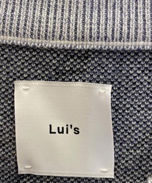 Lui's（ルイス）Lui's (ルイス) ロープ柄ニット グレー サイズ:Ⅿの古着・服飾アイテム