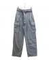 CLANE（クラネ）の古着「H/W BACK SLIT CARGO PANTS」｜ブルー