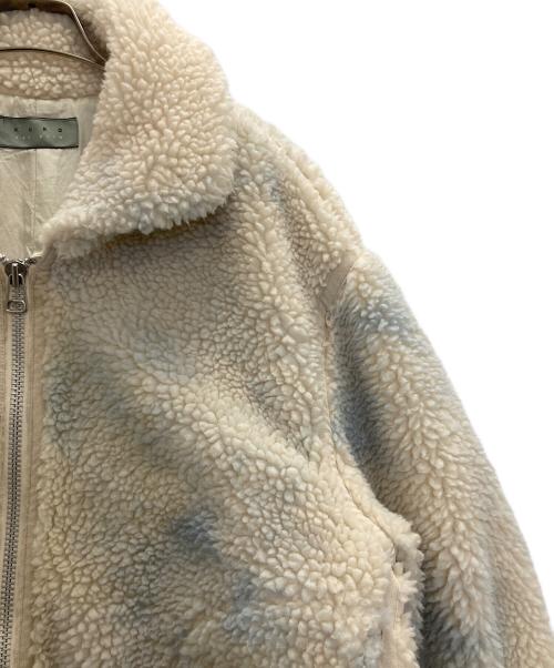 KURO（クロ）KURO (クロ) ボアB-3ジャケット アイボリーの古着・服飾アイテム