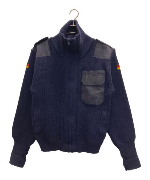 the woolly pully（ザ ウーリー ピューリー）the woolly pully (ザ ウーリー ピューリー) コマンドニットジャケット ネイビー サイズ:36の古着・服飾アイテム