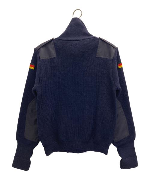 the woolly pully（ザ ウーリー ピューリー）the woolly pully (ザ ウーリー ピューリー) コマンドニットジャケット ネイビー サイズ:36の古着・服飾アイテム