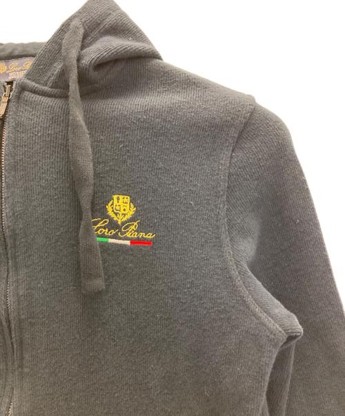 LORO PIANA（ロロピアーナ）LORO PIANA (ロロピアーナ) ジップパーカー ネイビー サイズ:XSの古着・服飾アイテム