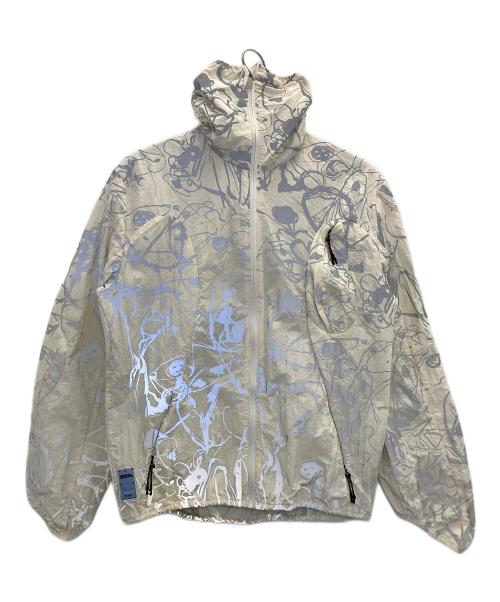 MCQ（マックキュー）MCQ (マックキュー) リフレクタープリントグラフィック ジャケット ホワイト サイズ:Mの古着・服飾アイテム