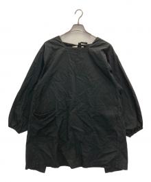 COMME des GARCONS GIRL（コムデギャルソンガール）の古着「長袖ブラウス」｜ブラック