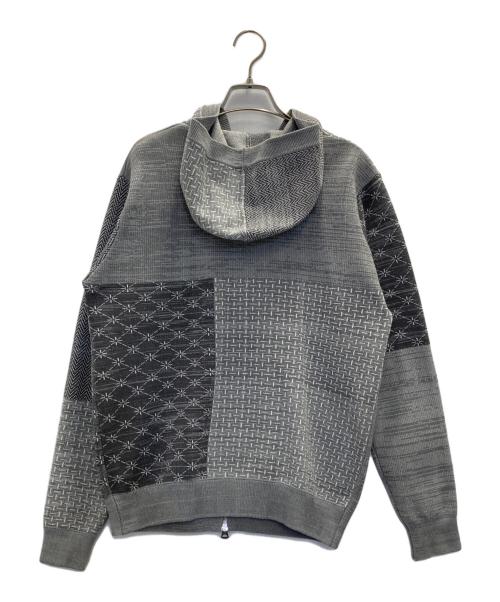 FDMTL（ファンダメンタル）FDMTL (ファンダメンタル) パッチワークパーカー グレー サイズ:1の古着・服飾アイテム