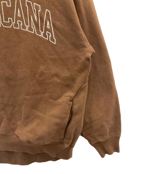 Americana（アメリカーナ）Americana (アメリカーナ) フロントプリントクルーネックスウェット ブラウン サイズ:表記無しの古着・服飾アイテム