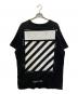 OFFWHITE (オフホワイト) DIAG TEMPERATURE S/S TEE ブラック サイズ:L：4000円