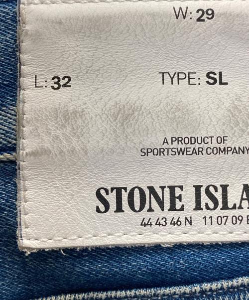STONE ISLAND（ストーンアイランド）STONE ISLAND (ストーンアイランド) SLデニムパンツ ブルー サイズ: 73.5cm (W29)の古着・服飾アイテム