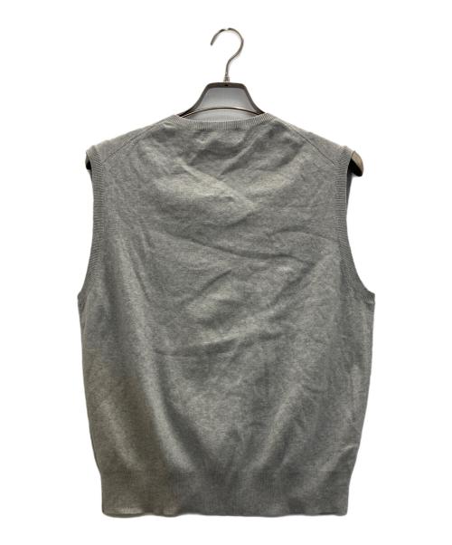POLO RALPH LAUREN（ポロ・ラルフローレン）POLO RALPH LAUREN (ポロ・ラルフローレン) ニットベスト グレー サイズ:Ｍの古着・服飾アイテム