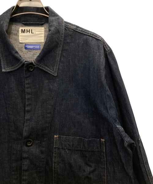 MHL（エムエイチエル）MHL (エムエイチエル) CANTONOVERALLS (キャントンオーバーオールズ) カバーオール ブルー サイズ:40の古着・服飾アイテム