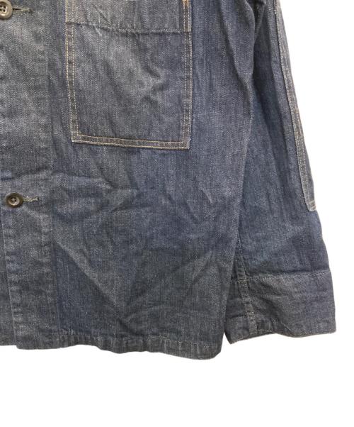 MHL（エムエイチエル）MHL (エムエイチエル) CANTONOVERALLS (キャントンオーバーオールズ) カバーオール ブルー サイズ:40の古着・服飾アイテム