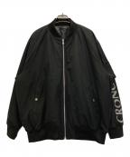 CRONOSクロノス）の古着「MA-1ジャケット」｜ブラック