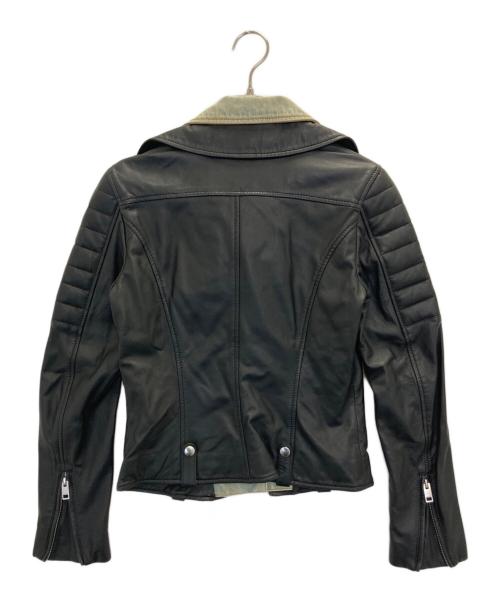 DIESEL（ディーゼル）DIESEL (ディーゼル) バイカージャケット ブラック サイズ:XSの古着・服飾アイテム