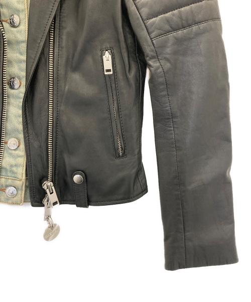 DIESEL（ディーゼル）DIESEL (ディーゼル) バイカージャケット ブラック サイズ:XSの古着・服飾アイテム