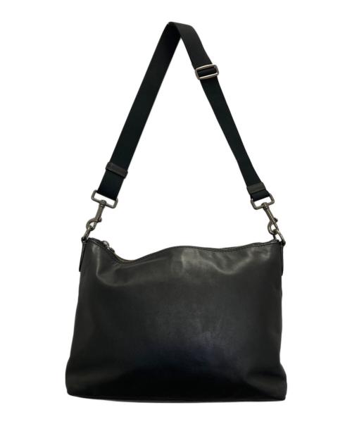 COACH（コーチ）COACH (コーチ) レザーショルダーバッグ ブラックの古着・服飾アイテム