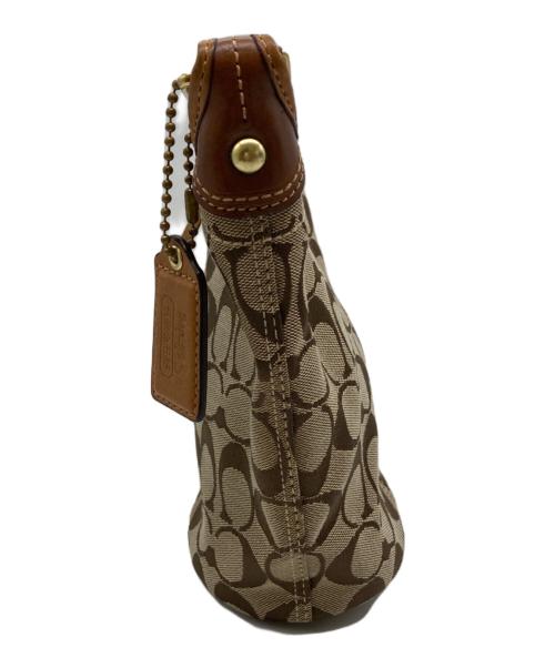 COACH（コーチ）COACH (コーチ) シグネチャ―ワンショルダーバッグ ブラウンの古着・服飾アイテム