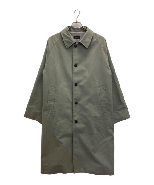 green label relaxing（グリーンレーベルリラクシング）green label relaxing (グリーンレーベルリラクシング) TWギャバモーターサイクルコート グリーン サイズ:Ｌの古着・服飾アイテム