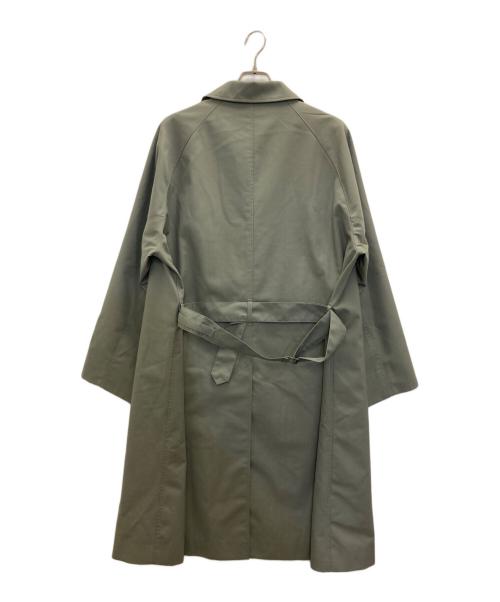 green label relaxing（グリーンレーベルリラクシング）green label relaxing (グリーンレーベルリラクシング) TWギャバモーターサイクルコート グリーン サイズ:Ｌの古着・服飾アイテム