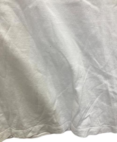 Saint Laurent Paris（サンローランパリ）Saint Laurent Paris (サンローランパリ) ロゴクルーネックTシャツ ホワイト サイズ:XSの古着・服飾アイテム