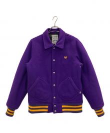 A BATHING APE（ア ベイシング エイプ）の古着「ウールスタジャン」｜パープル